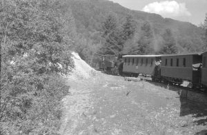 Trenul pe Valea Teleajenului, 1963 - sursa ing. Radu Petrovici